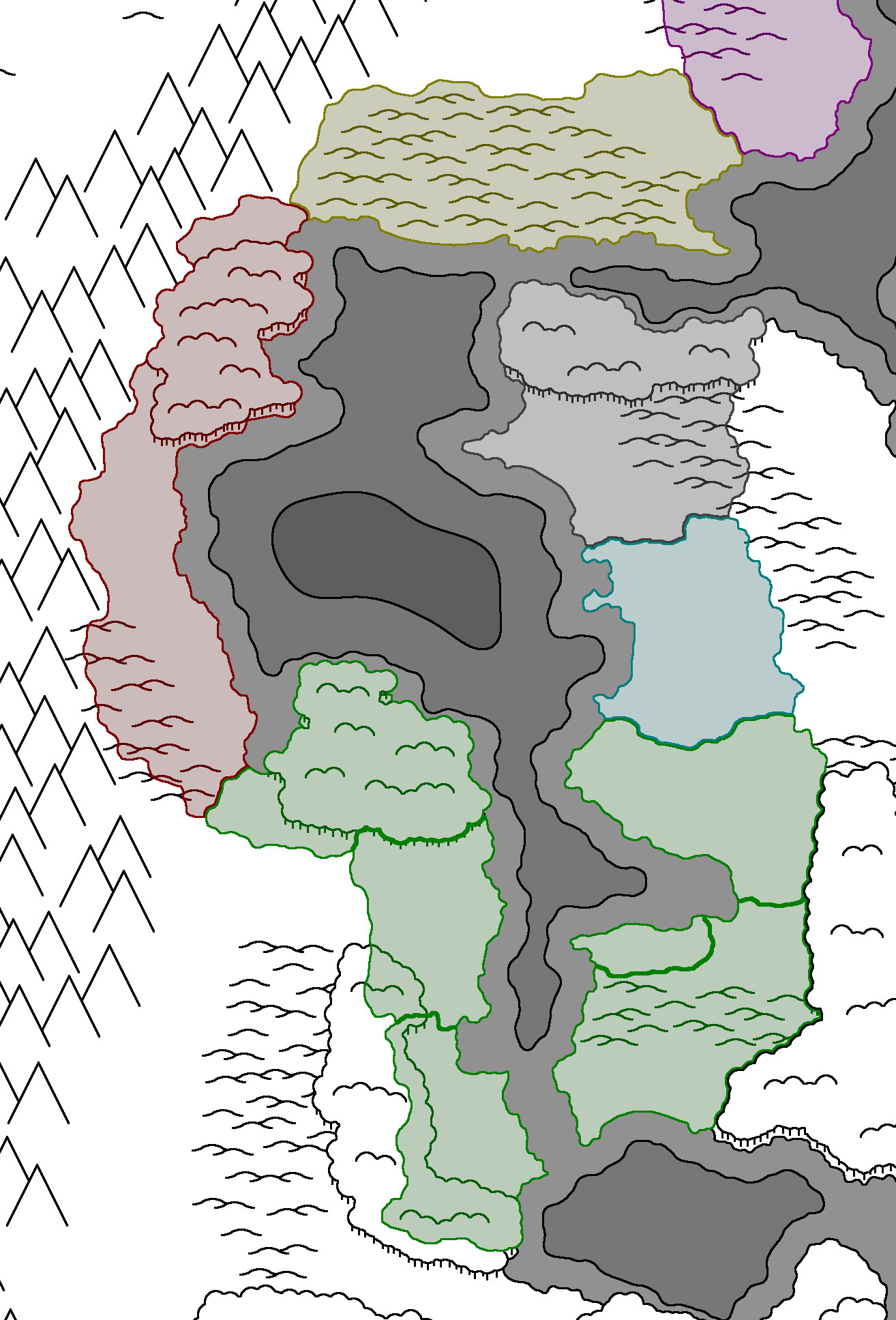 Map of the Meridán Region